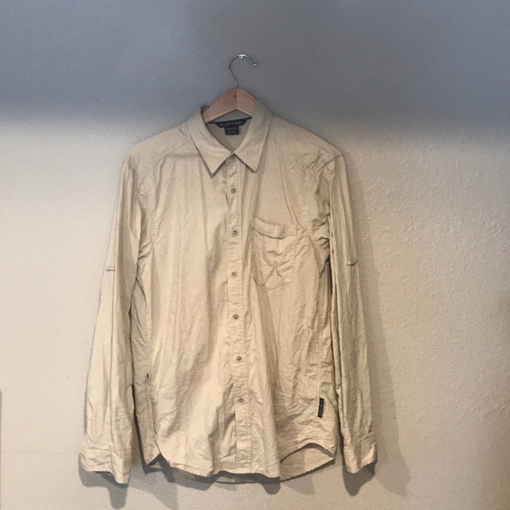 Tan safari / travel shirt